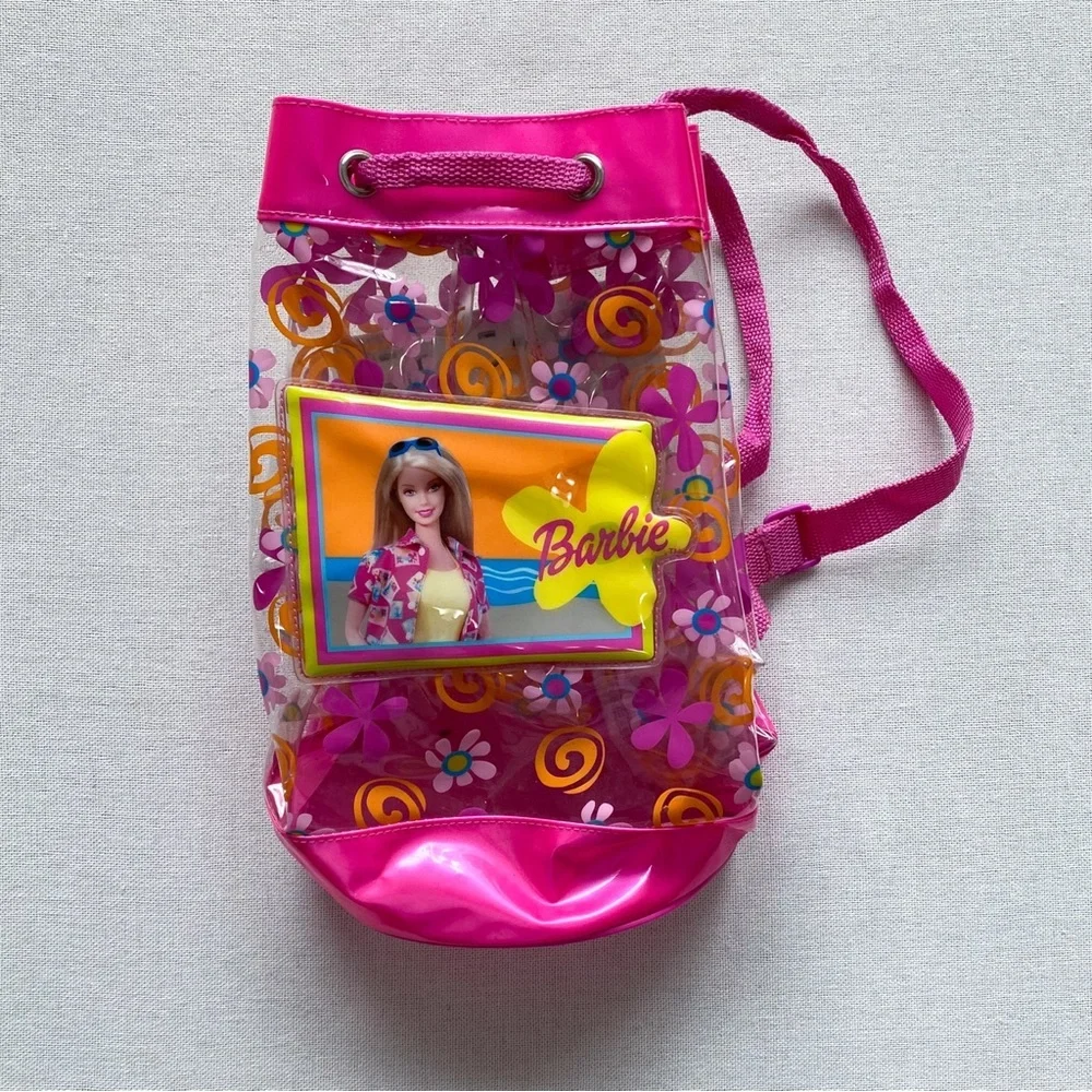 Vintage Mattel Barbie Clear Backpack